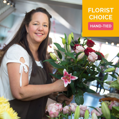 Florist Choice - Our Florist’s Choice bouquet is lovingly handcrafted using the freshest seasonal blooms, creating a beautiful and unique gift for any occasion.